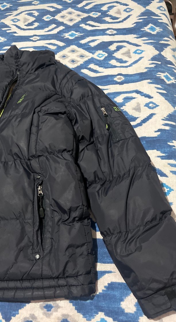 Siyah Fermuarlı Kışlık Mont - Görsel 2