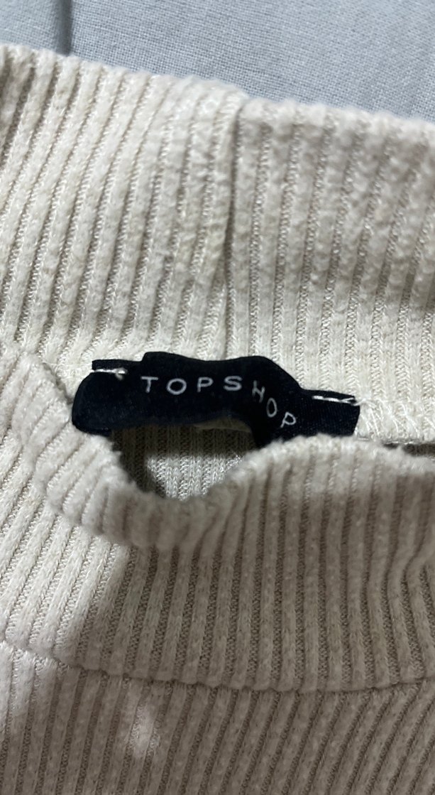 Bej Kadın Balıkçı Yaka Keten Kazak - Görsel 4