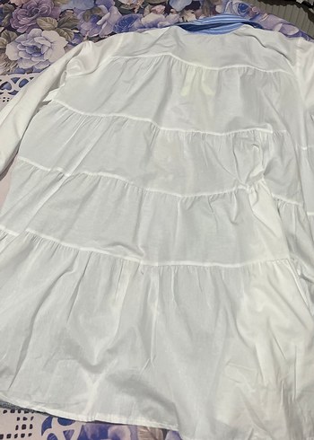 Düğmeli Mavi Kadın Denim Ceket - Görsel 11