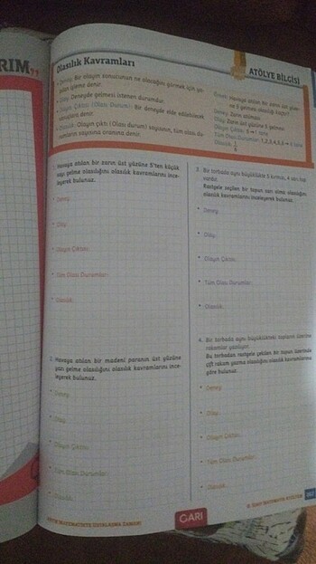  Beden Renk Matematik atölyem 8. Sınıf 