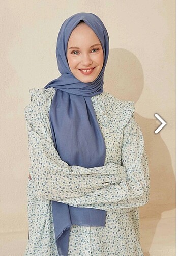 Armine Kot Mavi İnce Pamuk Vual Şal Freshscarfs