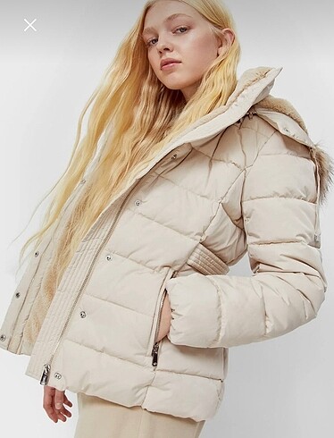 Stradivarius Şişme Mont