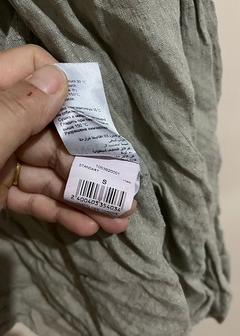 Gri Keten Erkek Gömlek Uzun Kollu - Görsel 5