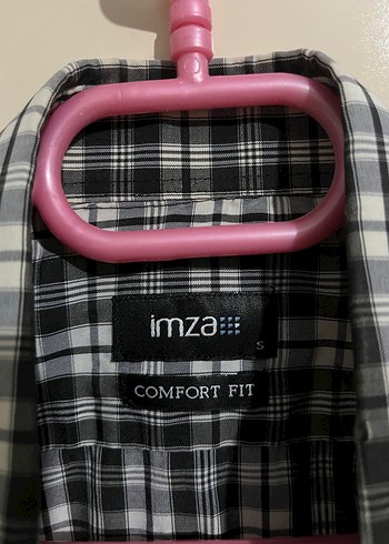 Siyah beyaz Kareli Uzun Kollu Pamuklu Erkek Gömlek - Görsel 4