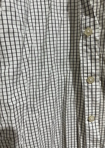 Erkek Gri Pamuklu Uzun Kollu Gömlek - Görsel 6