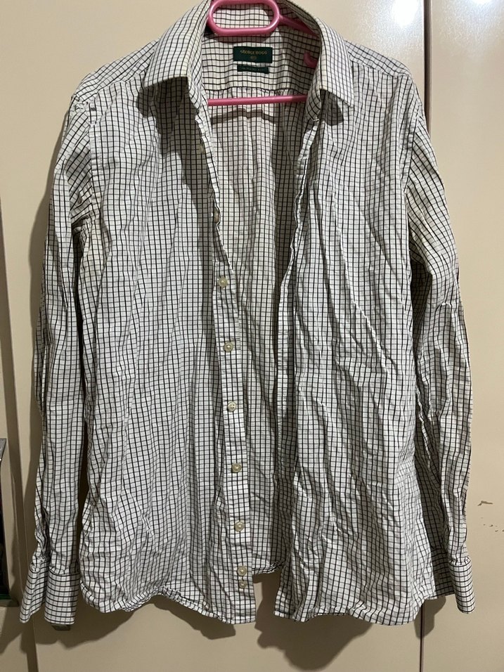 Erkek Gri Pamuklu Uzun Kollu Gömlek - Görsel 5