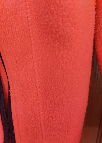 Pembe Fermuarlı Kadın Polar Sweatshirt - Görsel 5