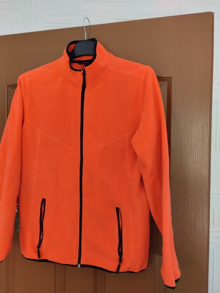 Pembe Fermuarlı Kadın Polar Sweatshirt - Görsel 4