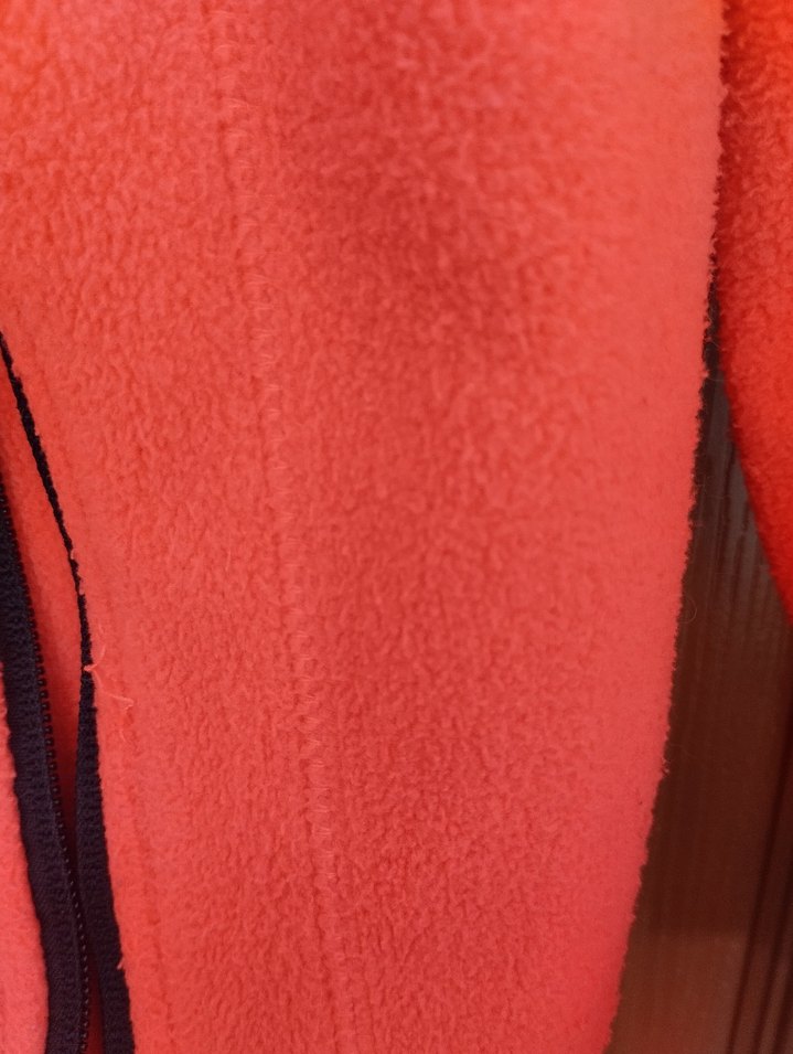 Pembe Fermuarlı Kadın Polar Sweatshirt - Görsel 5