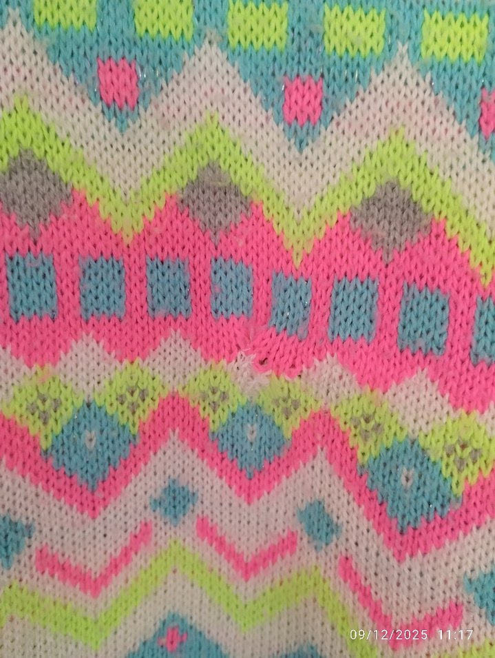 Kız Çocuk Bohem Örgü Pelerin Panço - Görsel 2