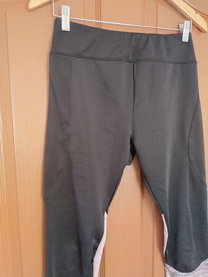 Fermuarlı Siyah Tayt - Görsel 3