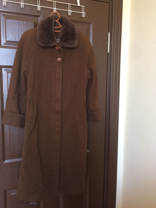 vintage kürklü kaban
