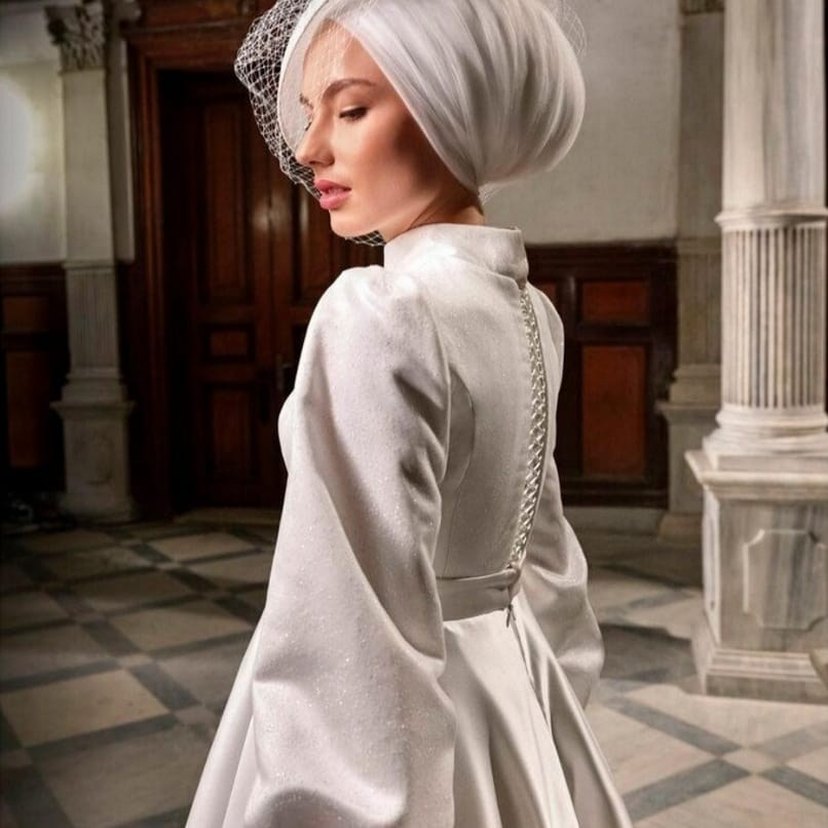 Meliha Tarhanacı Valeria Beyaz Nikah Elbisesi - Görsel 2