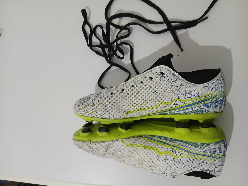 Beyaz Baskılı Erkek Futbol Ayakkabısı - Görsel 3