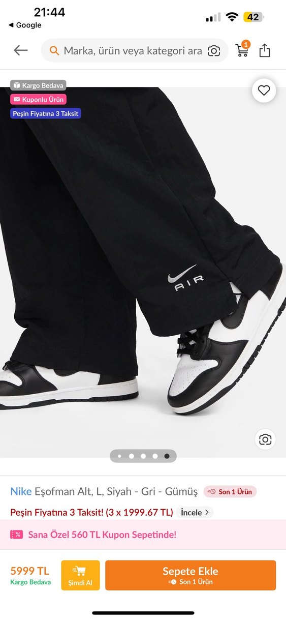 Nike air eşofman altı - Görsel 4