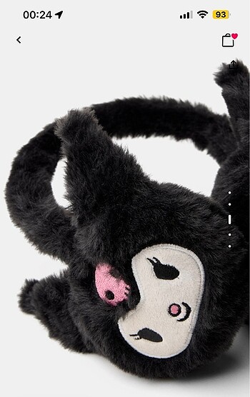 Bershka kuromi peluş kulaklık