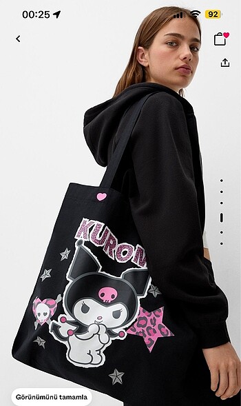 Bershka Bershka kuromi tote çanta