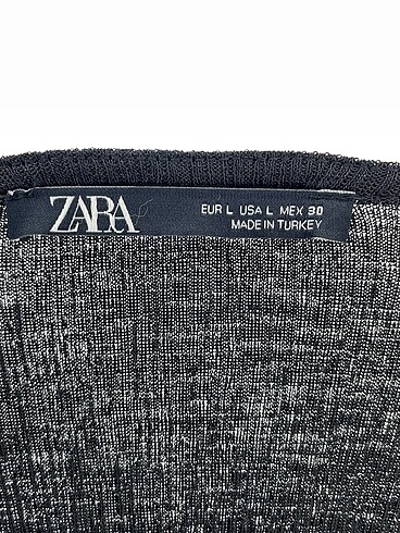 l Beden siyah Renk Zara Bluz %70 İndirimli.