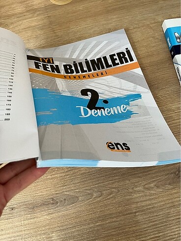  Yks ENS yayınları tyt fen bilimleri denemesi