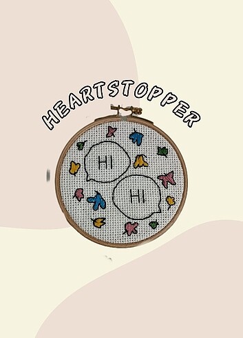 Heartstopper Kanaviçe Tablo 