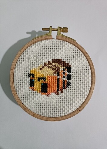 Beden Minecraft Arı kanaviçe tablo