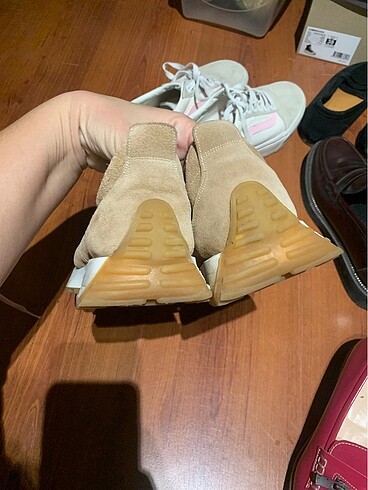 40 Beden camel Renk Derimod sneaker