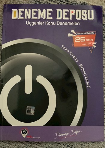 Deneme Deposu Üçgenler Konu Denemeleri 25'li