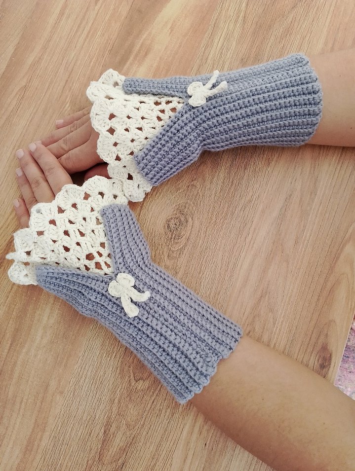 Vintage eldiven - Görsel 5