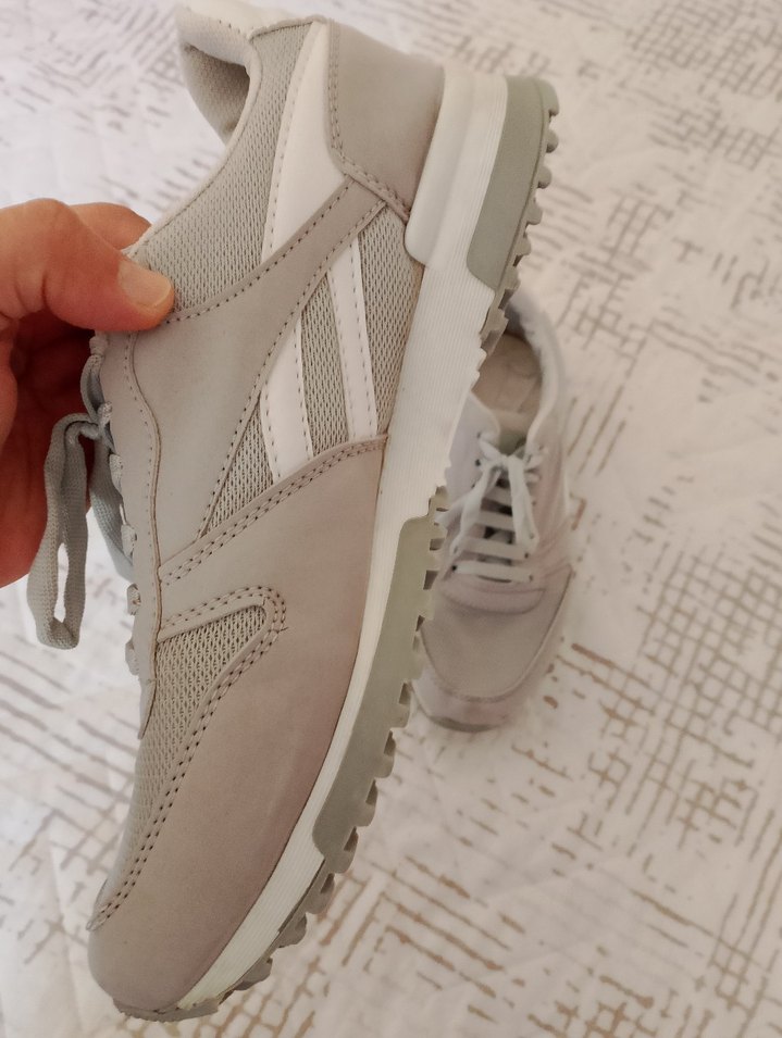 Gri Kadın Dolgu Topuklu Bağcıklı Spor Ayakkabı - Görsel 4