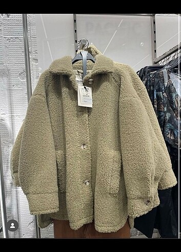 Pull&bear peluş mont