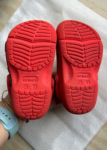 23 Beden kırmızı Renk Crocs Crocsfunlab Cars Clog K Bebek Kırmızı Terlik