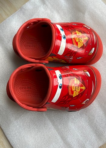 23 Beden Crocs Crocsfunlab Cars Clog K Bebek Kırmızı Terlik