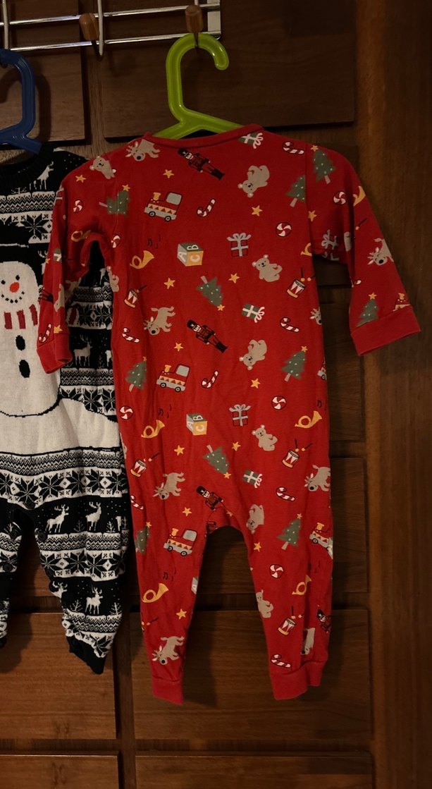 H&M ve LCW yılbaşı tulum set 9-12 ay 74-80 cm - Görsel 5