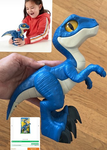 Imaginext Jurassic World Xl Dinozorlar Raptor