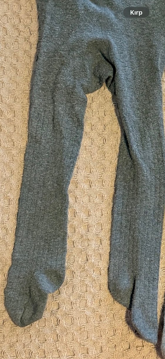 Gri Çocuk Külotlu Çorap 3'lü Paket - Görsel 2