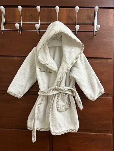 Pierre Cardin Ekru Bebek bornozu