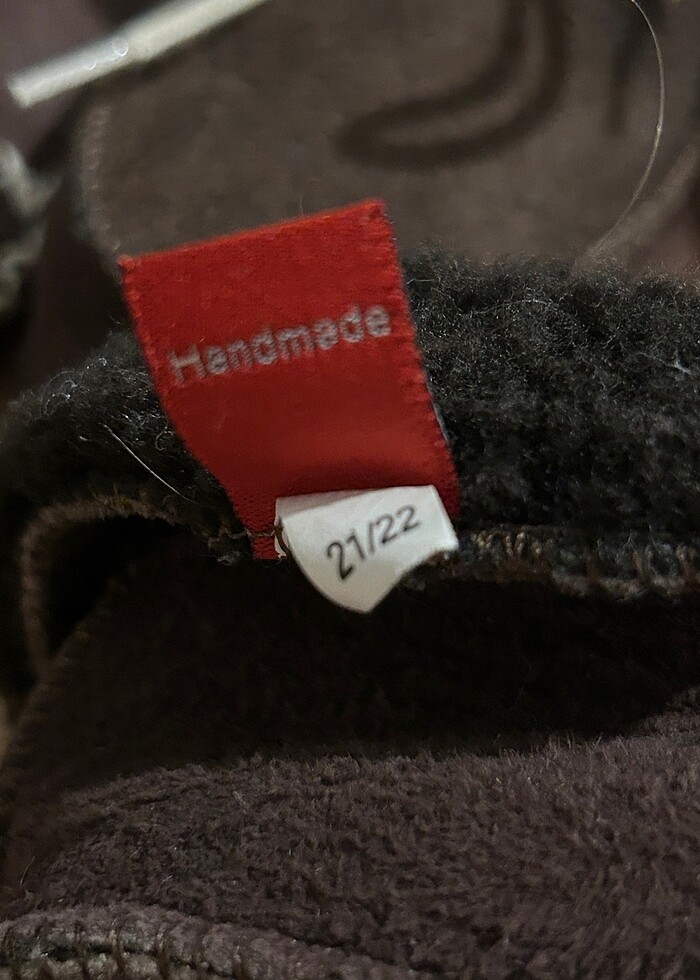 Kuzu derisi eldiven bot set 1/2 yaş 21/22 no - Görsel 3