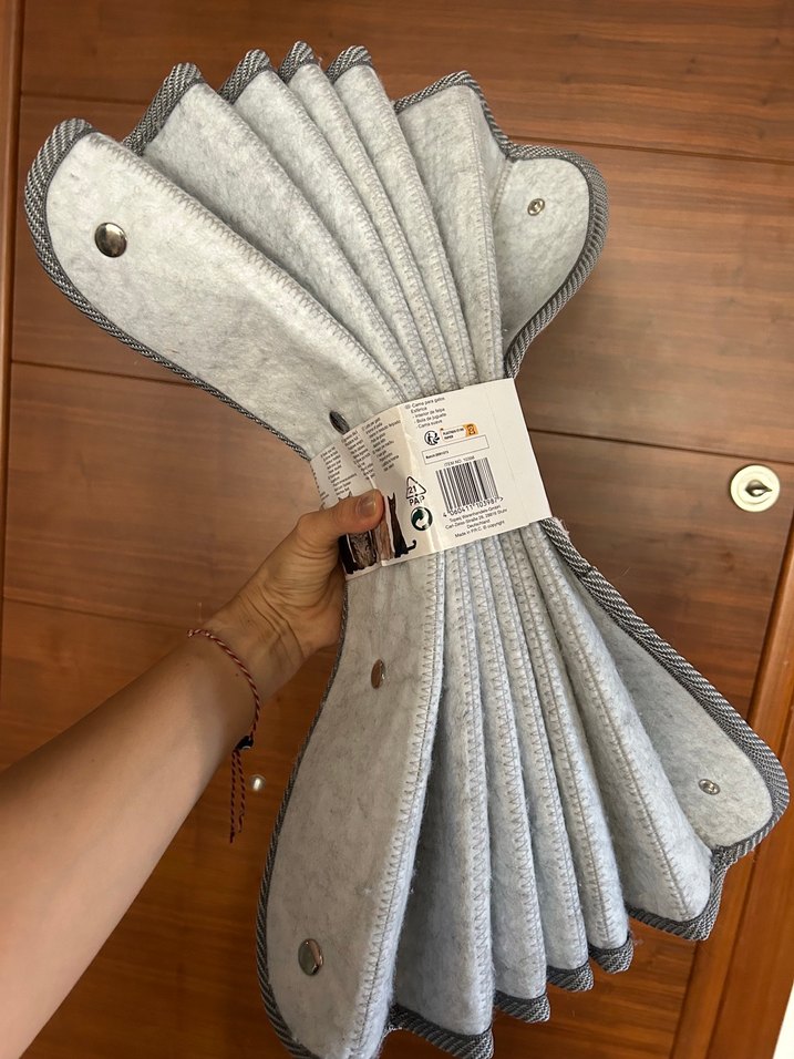 Katlanabilir Gri Kedi Yatağı 50x10 cm - Görsel 5