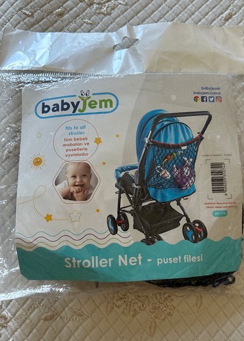 babyJem Bebek Arabası Filesi - Mavi