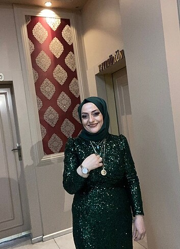 Tuğba&Venn Taşlı abiye elbise 