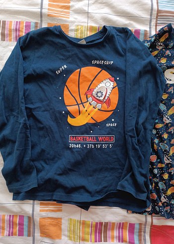 2 adet  Erkek çocuk sweatshirt 10-11 yaş - Görsel 2