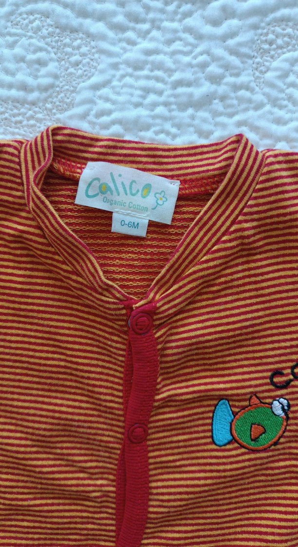 Renkli Nakışlı Kısa Kollu Bebek Tulumları 2 adet - Görsel 3