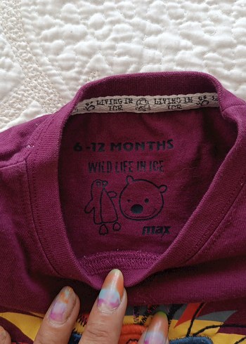 Renkli Nakışlı Bebek Erkek Kot Takım - Görsel 6