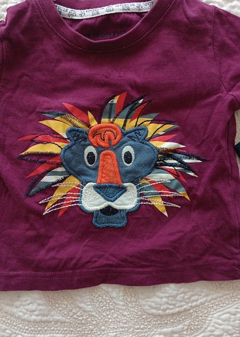 Renkli Nakışlı Bebek Erkek Kot Takım - Görsel 5