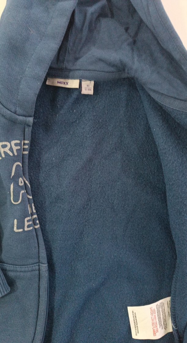 Kırmızı Baskılı Dinozor Sweatshirt ve Fermuarlı Hırka - Görsel 3