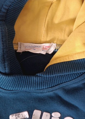 Renkli Erkek Bebek Kapüşonlu Takım - Görsel 3