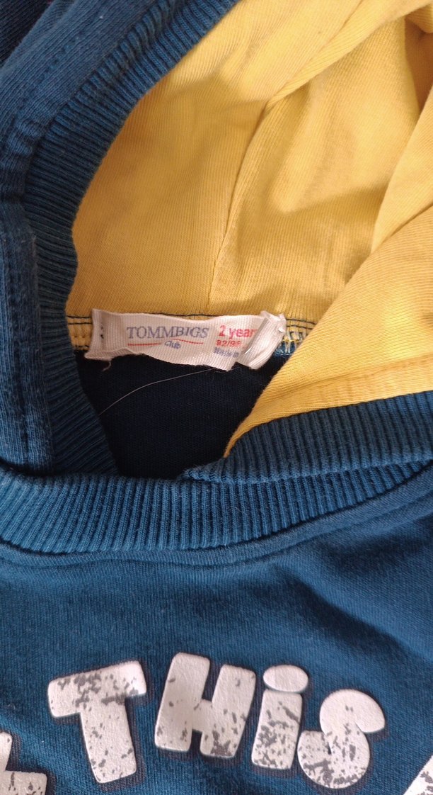 Renkli Erkek Bebek Kapüşonlu Takım - Görsel 3