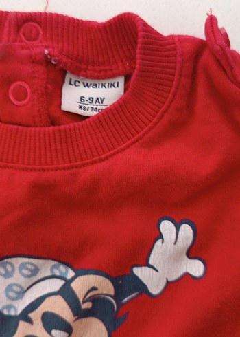 Erkek Çocuk Renkli sweatshirt ve Denim Tulum - Görsel 3