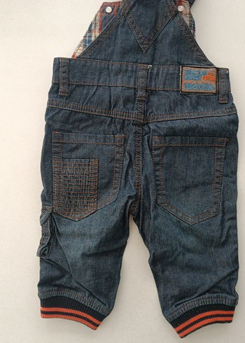 Erkek Çocuk Renkli sweatshirt ve Denim Tulum - Görsel 7