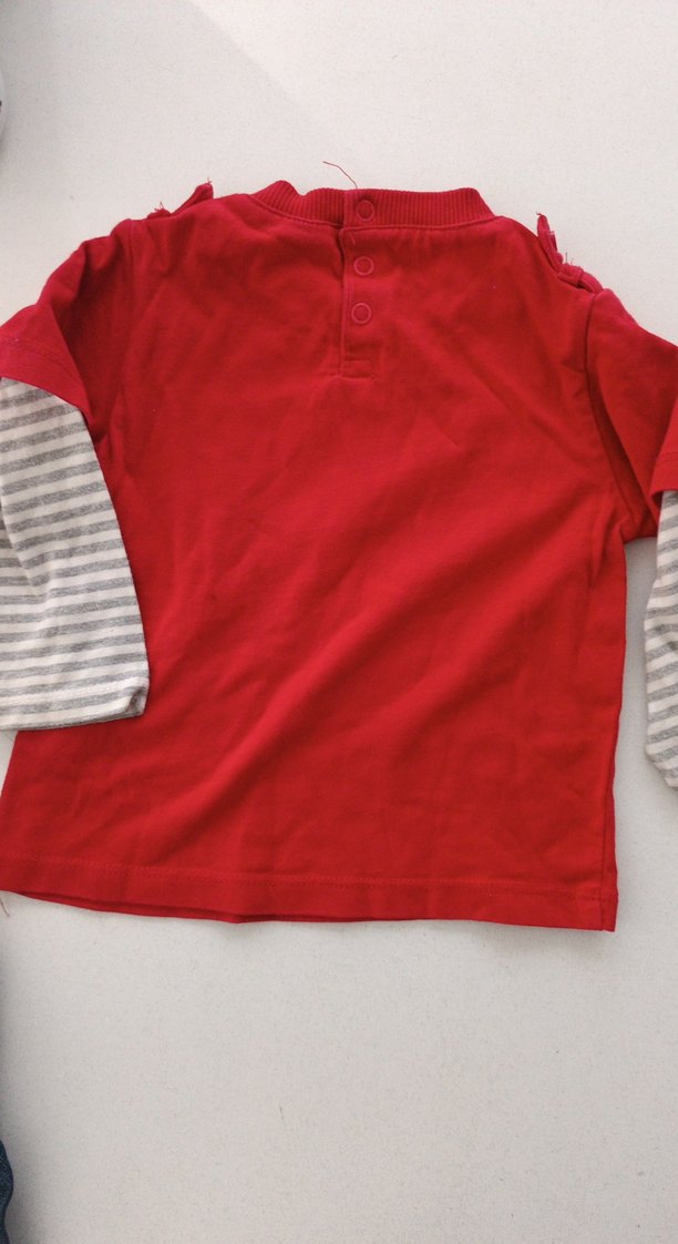 Erkek Çocuk Renkli sweatshirt ve Denim Tulum - Görsel 4